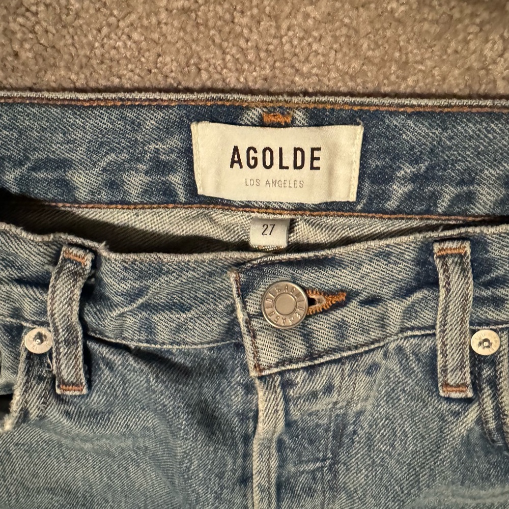 AGOLDE 90’s Pinch Waist High Rise Straight Jeans
